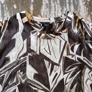 Express Men's Art Deco Relaxed Fit Shirt New Size XL